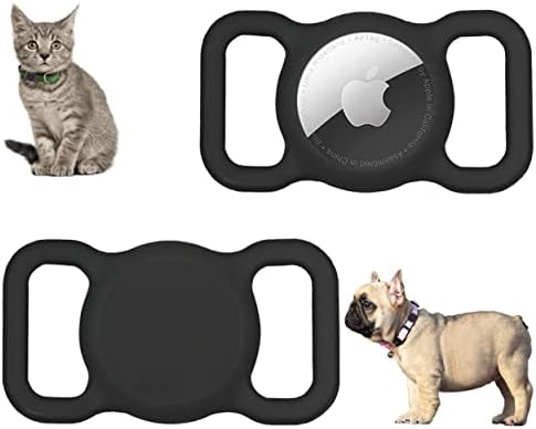 FindMypet Apple AirTag držač za ovratnik za pse Apple Air Tag za pse i mačke, vrhunski silikonski zaštitni slučaj za kućne