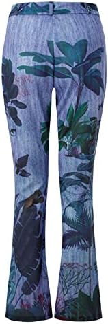 Miashui Business Casual hlače za žene duge žene dugački višestruki izbor tiskani hlača s hlačama za žene za žene