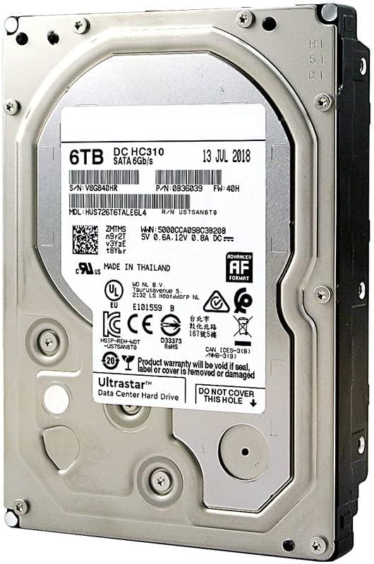 Hard disk na 6 TB 3,5 SATA 6 Gb/s 256 MB 7200 o/min za interni tvrdi disk, enterprise Tvrdi disk za HUS726T6TALE6L4