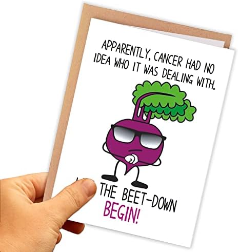* Smiješna kartica za rak, kartica za poticanje raka, smiješna kartica za oporavak od raka, pobijedite rak