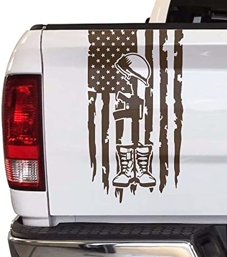 Battlefield Cross Fallen Soldier Tribute kaciga Čizme za pseće oznake nevolje američke američke zastave kamiona kamiona za