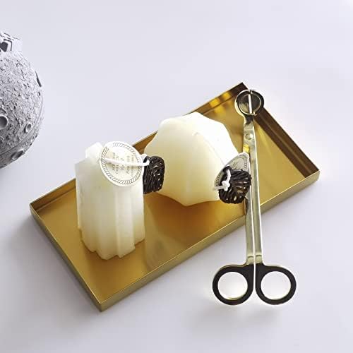 Freelove brušenje zlatne ukrasne ladice s nativima, organizator parfema, držač nakita za šminkanje tanjura središnji dijelovi