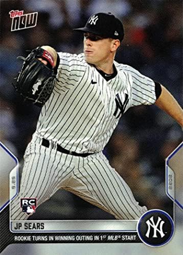 2022 Topps Now Baseball 237 JP Sears Rookie Card Yankees - samo 851 Made!