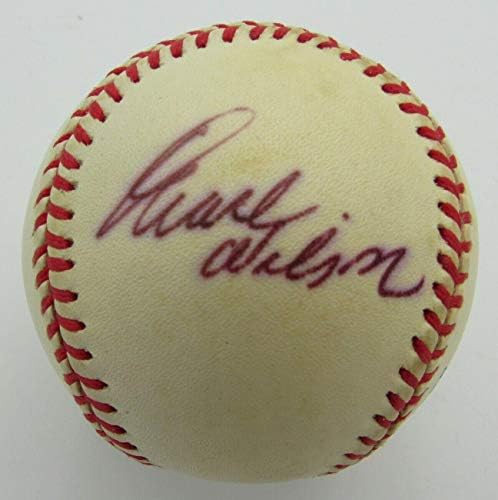Earl Wilson Boston Red Sox potpisan/Autografirani službeni Al Baseball 155471 - Autografirani bejzbol