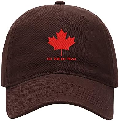 Baseball Cap muškarci Kanada na EH vezeni oprani pamučni tati šešir unisex bejzbol kape