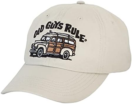 Stari momci vladaju šeširom, bejzbol kapa za muškarce | Woodie Cap | Za tatu, muž, djed | Kamen