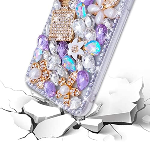 Lostin kompatibilan s iPhoneom 14 Pro Max Bling Diamond Case Sparkly Crystal Rhinestone za žene djevojke modno luksuzni sjaj