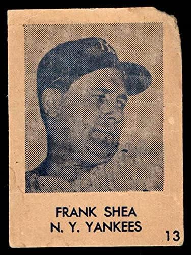 1948 R346 13 Frank Shea New York Yankees Autentični Yankees