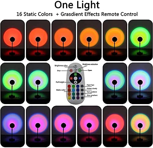 16 boja, projekcijsko LED noćno svjetlo za promjenu, projekcijska svjetiljka za rotaciju od 180 stupnjeva za fotografiranje,