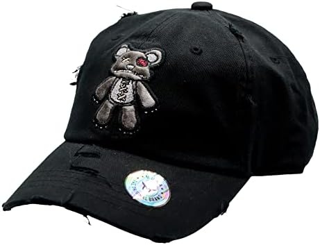 Muka tati šešir Estetski šeširi ulična odjeća Medvjed vezeni grafički šeširi tata šešir za žene šeširi za muškarce dizajniraju