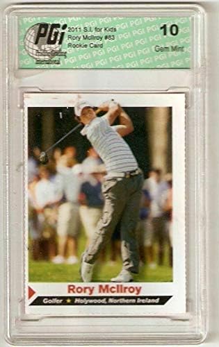 Rory McIlroy 2011 SI za djecu golf rookie karticu PGI 10 S.I. - Nepopisane kartice za trgovanje golfom