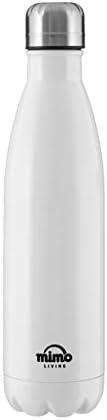 Premier Housewares Mimo vakuumska boca tikvica 350 ml, nehrđajući čelik, bijela, 7 x 7 x 28 cm