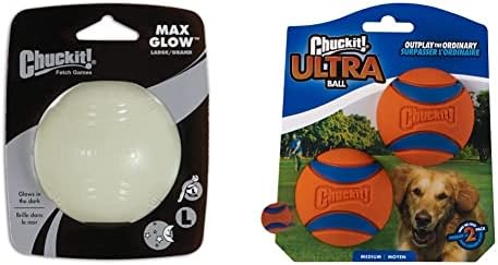 Chuckit! Max Glow Ball & Ultra Ball