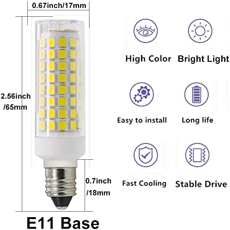 911 LED žarulja 93 / 94 75 vata zamjenska Svjetiljka za stropni ventilator Unutarnja rasvjeta bijela 6000 ~ 8 kom.