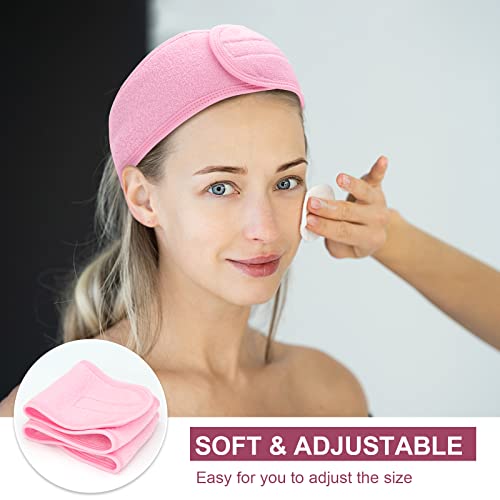 Non-stop spa zavoj za lice 4 pakiranja kozmetičkih obloga za njegu kože omatanje kose frotirni ručnik elastični zavoj za