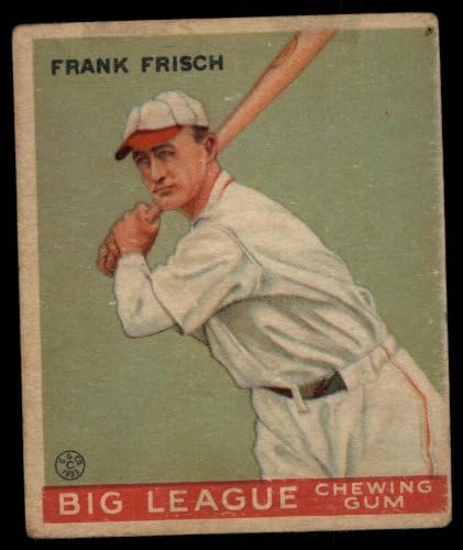 1933. Goudey 49 Frankie Frisch St. Louis Cardinals Fair Cardinals