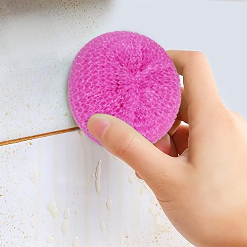 12-dijelna četka za pranje posuđa najlonske spužve za pranje posuđa različite boje okrugli plastični strugači za pranje posuđa