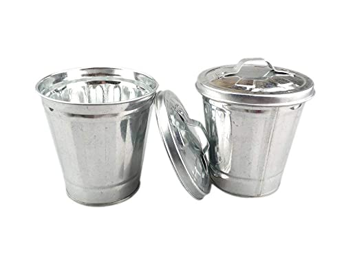 Mini bucket i željezna kanta za smeće 2pcs držač za čaše za olovke