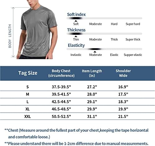 Muške košulje za vježbanje Lagana zaštita od sunca SPF brzo suhe majice ribolovno planinarenje trčanje