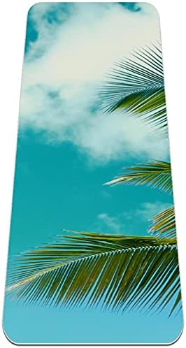 Ndkmehfoj tropska plaža palminog lista savijanje gimnastike prostirke joga prostirke ne-klizanje gubitak kilograma vodootporna