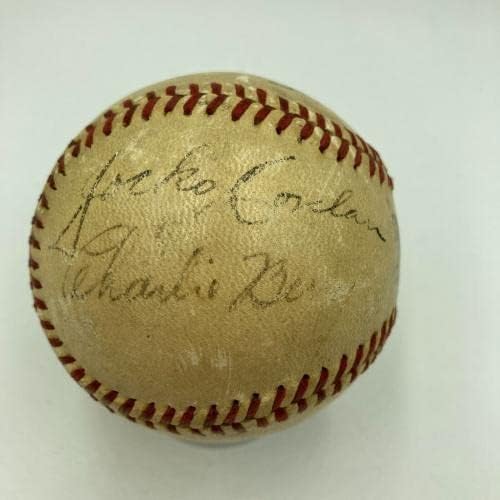 1945. Svjetska serija Potpisana igra Korištena bejzbol Chicago Cubs Wrigley Field Mears CoA - MLB Autographed Game koristio
