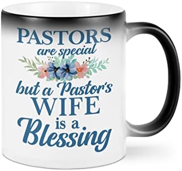 Personalizirani pastiri posebna žena Pastora je šalica blagoslova, poklon za ženu pastora, šalica zahvalnosti Pastora, poklon