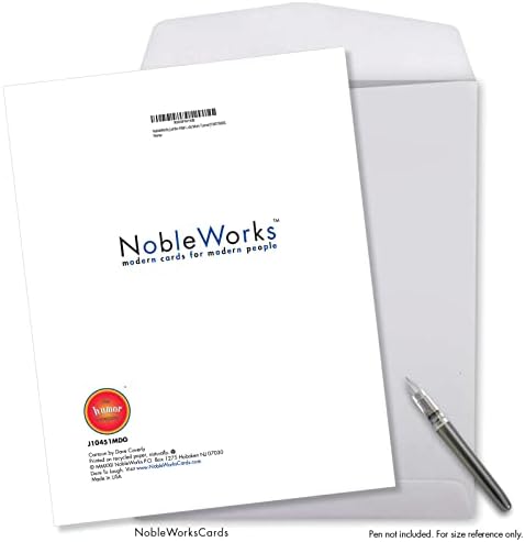 Nobleworks Jumbo urnebesna čestična karta Majčin dan 8,5 x 11 inča s omotnicom mama tunel J10451MDG