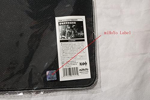 Langsyne roba Popularna igra Službeni merch s etiketom protiv counterfeiting 2022 Raiden Shogun Mouse Pad