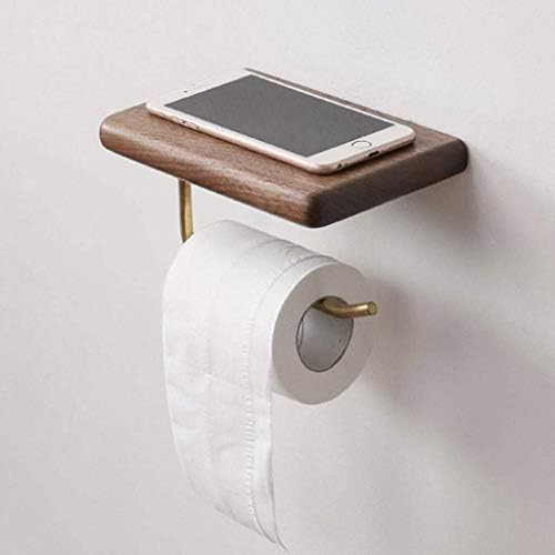 Cujux držač za industrijski toaletni papir s drvenim policama metalni zid za skladištenje željeznog cijevi tkiva