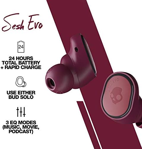 Skullcandy Sesh evo True bežični uši Bluetooth ušne uši kompatibilne s iPhone i Android / punjenjem, a mikrofon / izvrsno