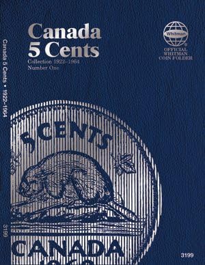 Kanada 5 centi 1922-1964 ---- Nova mapa Whitman 3199