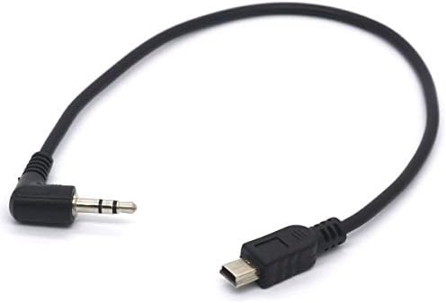Piihusw kut 3,5 TRs do mini USB kabela, 90 stupnjeva 3,5 mm muškog do 5 pin muškog audio kabela za hero3, hero3+ & hero4
