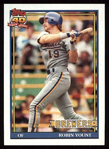 1991. Topps 575 Robin Yount Milwaukee Brewers NM/MT Brewers