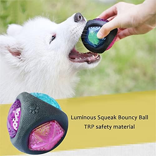 Fegoclt kućni kućni pse igračka lopta LED SLUMINSKI SKLEK BOLL GUMBER UKLJUČENI U WILESION PAT PAT CHEWING BULLA