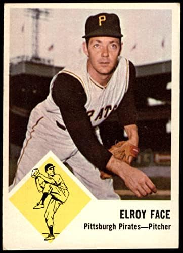 1963. Fleer 57 Roy Face Pittsburgh Pirates Dean's Cards 5 - Ex Pirates