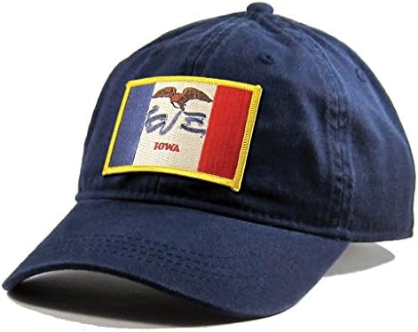 Majice, muški šešir od pamučnog kepera s zakrpom zastave Ajove