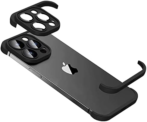Tharlet iPhone 13 Pro Max futrola sa zaštitnikom kamere objektiva, bez okvira s četiri ugla jela za zaštitu od jela meka