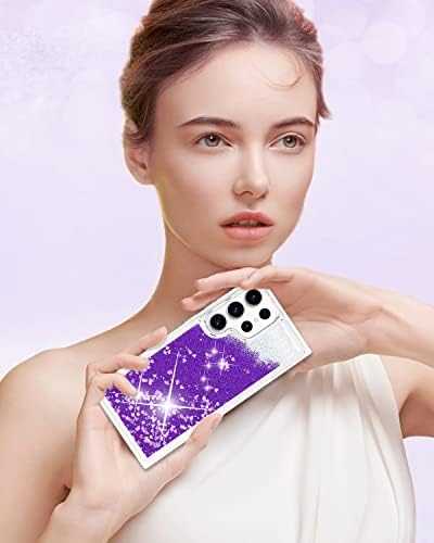Noyabox Samsung Galaxy S23 ultra futrola Svjetluca, Samsung Galaxy S23 Ultra Case za žene djevojke Slatka kućišta iskrisno