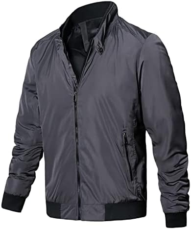 Muška lagana jakna od softshell jakne ležerna jakni za sportsku odjeću puni patentni prozračni proljeće trčanje aktivni kaput
