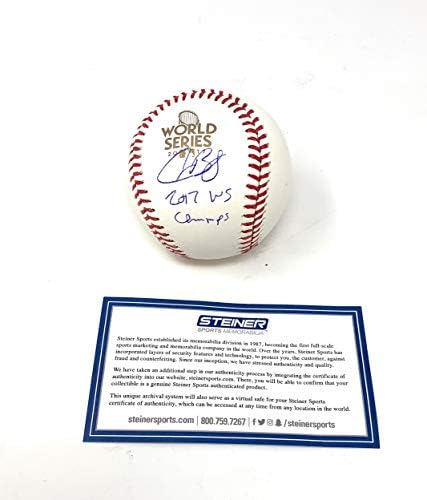 Alex Bregman Houston Astros potpisao je službeni autogram MLB World Series Baseball 17 WS Champs upisani Steiner Sports Certified