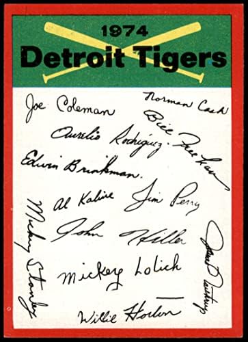 1974. Topps Detroit Tigers Detroit Tigers NM tigrovi