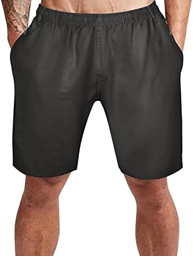 8-godišnje muške obične casual kratke hlače na kopčanje Plus size modne tkane teretne hlače s džepovima na patentnim zatvaračima