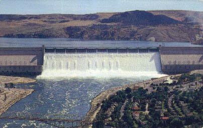 Grand Coulee Dam, Washington Razglednica