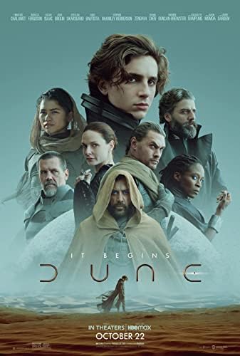 Filmski plakat Dune 2 strane originalna ocijenjena 27x40 Timothee Chalamet Zendaya