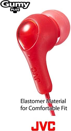 JVC GUMY u ušnom slušalicama s papirnim paketom, snažnim zvukom, udobnim i sigurnim fit, silikonskim komadima uha s/m/l -