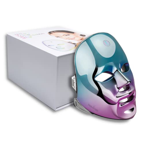 prekrasna 7 boja LED maska fotonska svjetlosna terapija punjiva maska za njegu kože lica
