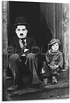 Bludug Charles Chaplin i Jackie Coogan plakat platna Slikanje plakata i otisaka zidne umjetničke slike za dekor spavaće sobe