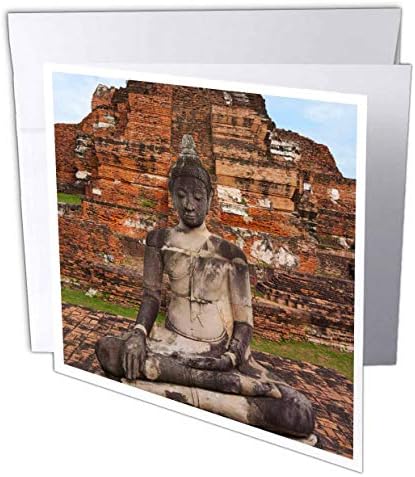 Wat chaiwatthanaram, povijesni park Ayutthaya, Tajland-čestitka, 6 x 6 inča, singl