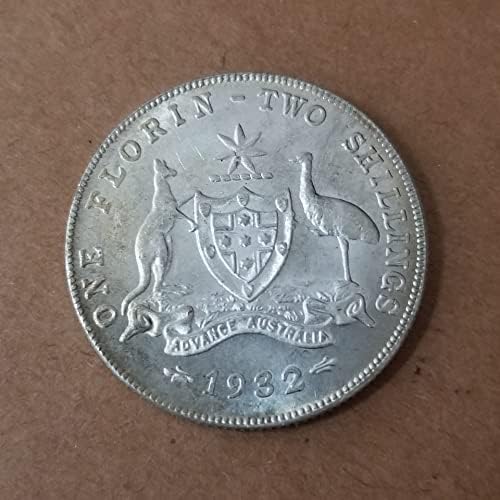 Antikni zanat 1932. Komemorativni kovanica australskog srebrnog dolara