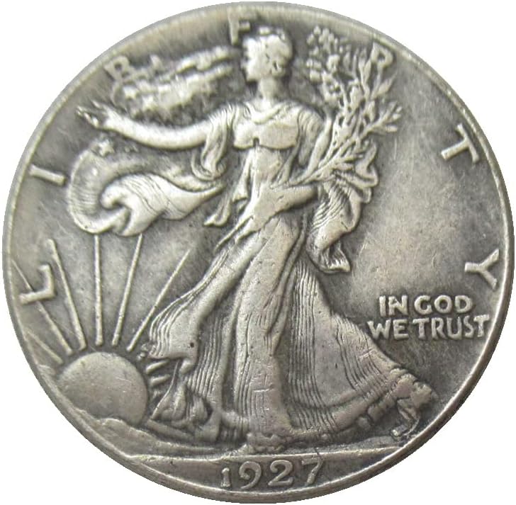 Nas pola dolara hodajući sloboda 1927. Srebrna replika replika komemorativna kovanica